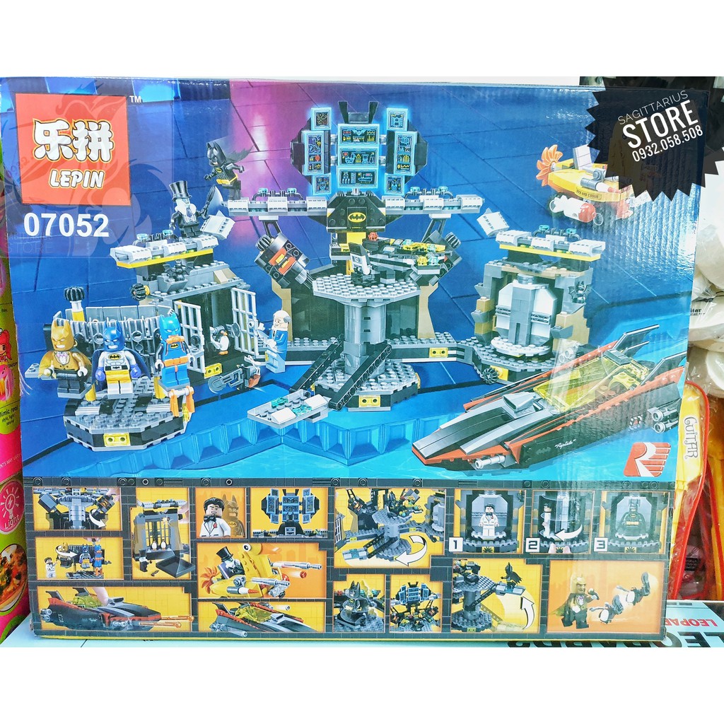 Lego Lepin 07052 Lắp Ráp Căn Cứ Batman - Đột Nhập Hang Dơi