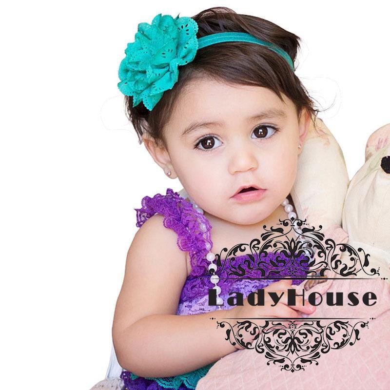 S8Y-1Pcs Kids Girl Baby Toddler Flower Headband Hair Band Accessories Headwear