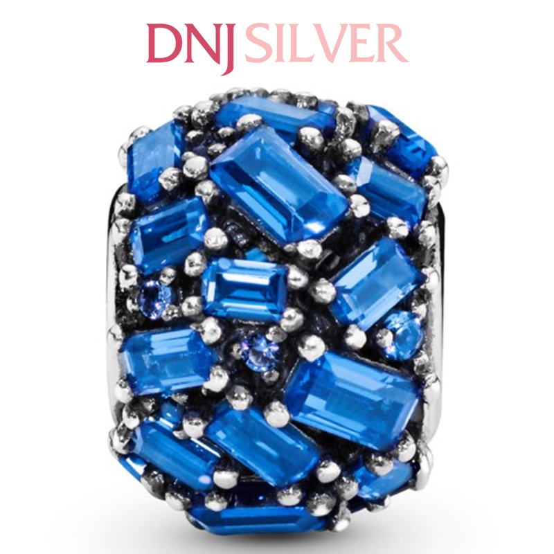Charm bạc 925 cao cấp, hàng chuẩn bạc - Charm Blue Ice Cube thích hợp để mix vòng tay charm - DN239