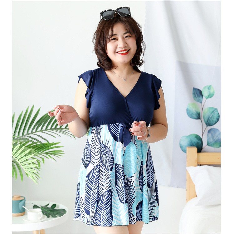 [Hàng Order] [ sẵn hàng] Bộ Đồ Tập Bơi Đi Tắm Biển Nữ Bikini cho người béo Bigsize Mã PT79