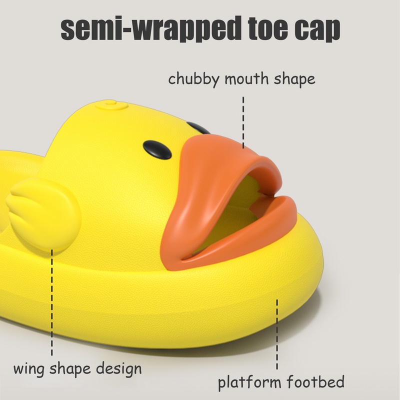 🐣Dép Vịt🐣 Dép Nữ Họa Tiết Hoạt Hình Dễ Thương