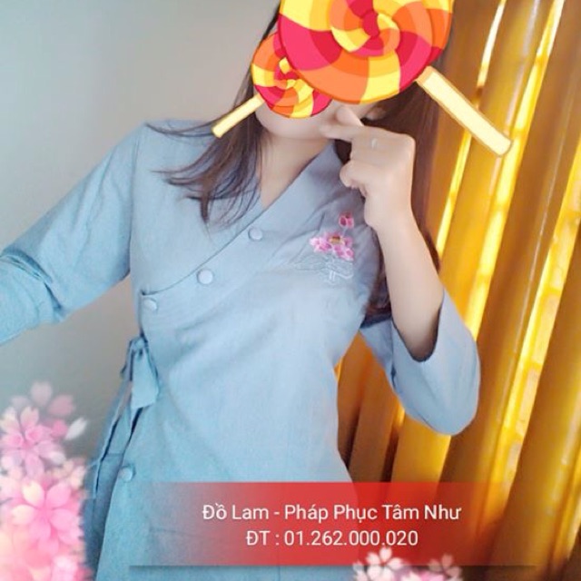 Bộ đi chùa. Đồ lam đi chùa. Pháp Phục đi chùa
