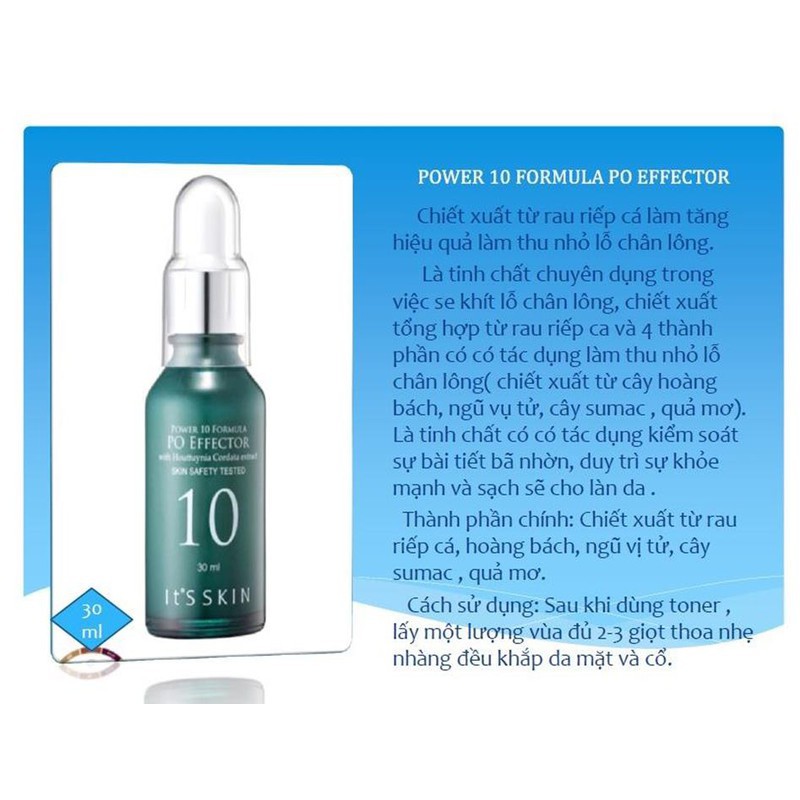 Tinh chất Power 10 Formula  Effector It's Skin 30ml