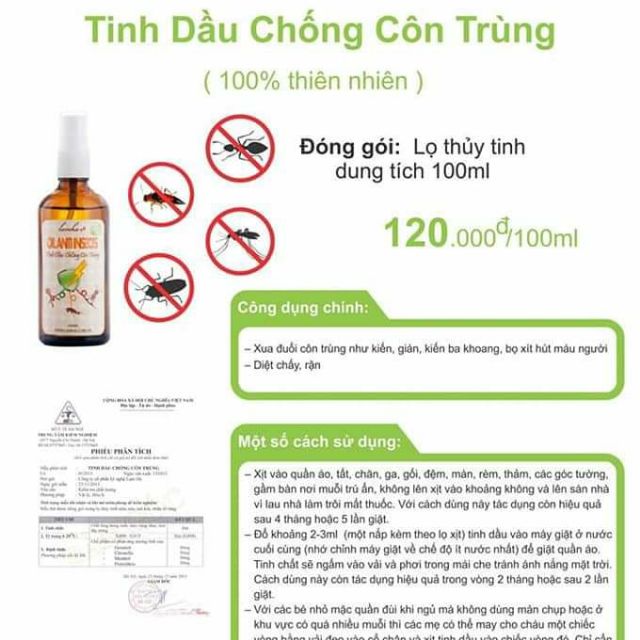 Đuổi MUỖI & CÔN TRÙNG an toàn