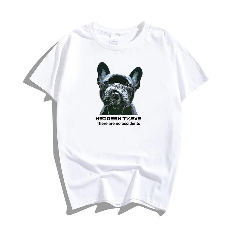 áo thun unisex 100% cotton cao cấp in hình chó ngầu