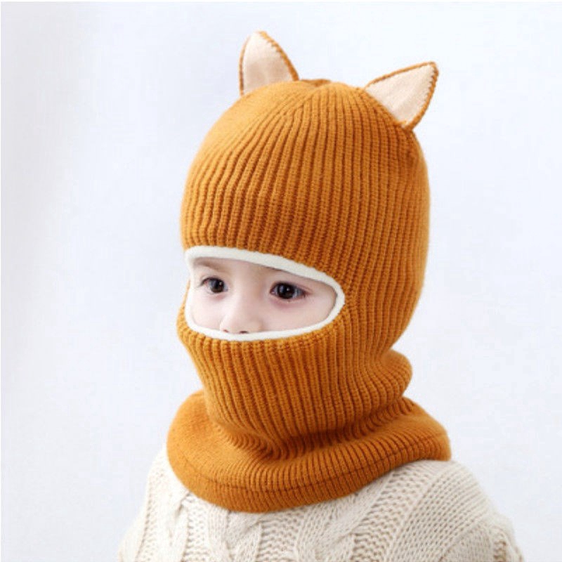 Cute style windproof and warm hood for children