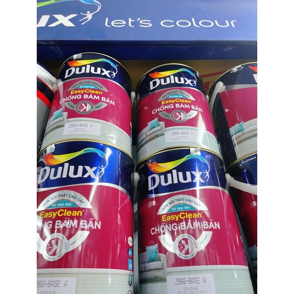 Sơn trắng cao cấp( chinh hãng ) Dulux EasyClean Chống Bám Bẩn- THÙNG 5 LÍT
