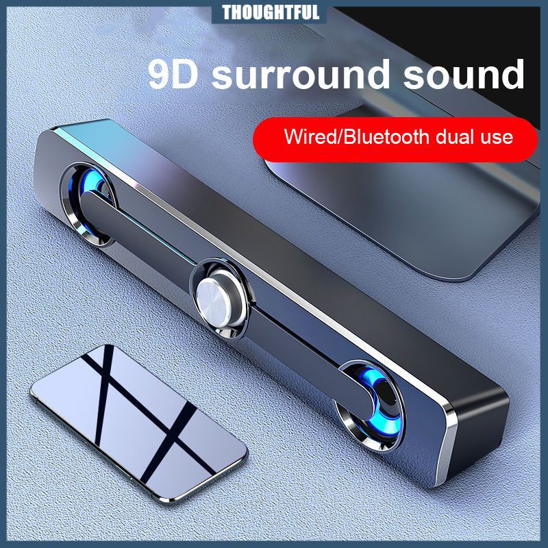 Loa Máy Tính Có Dây Âm Thanh Mạnh Mẽ Dành Cho Pc Laptop Điện Thoại Máy Tính Bảng Mp3