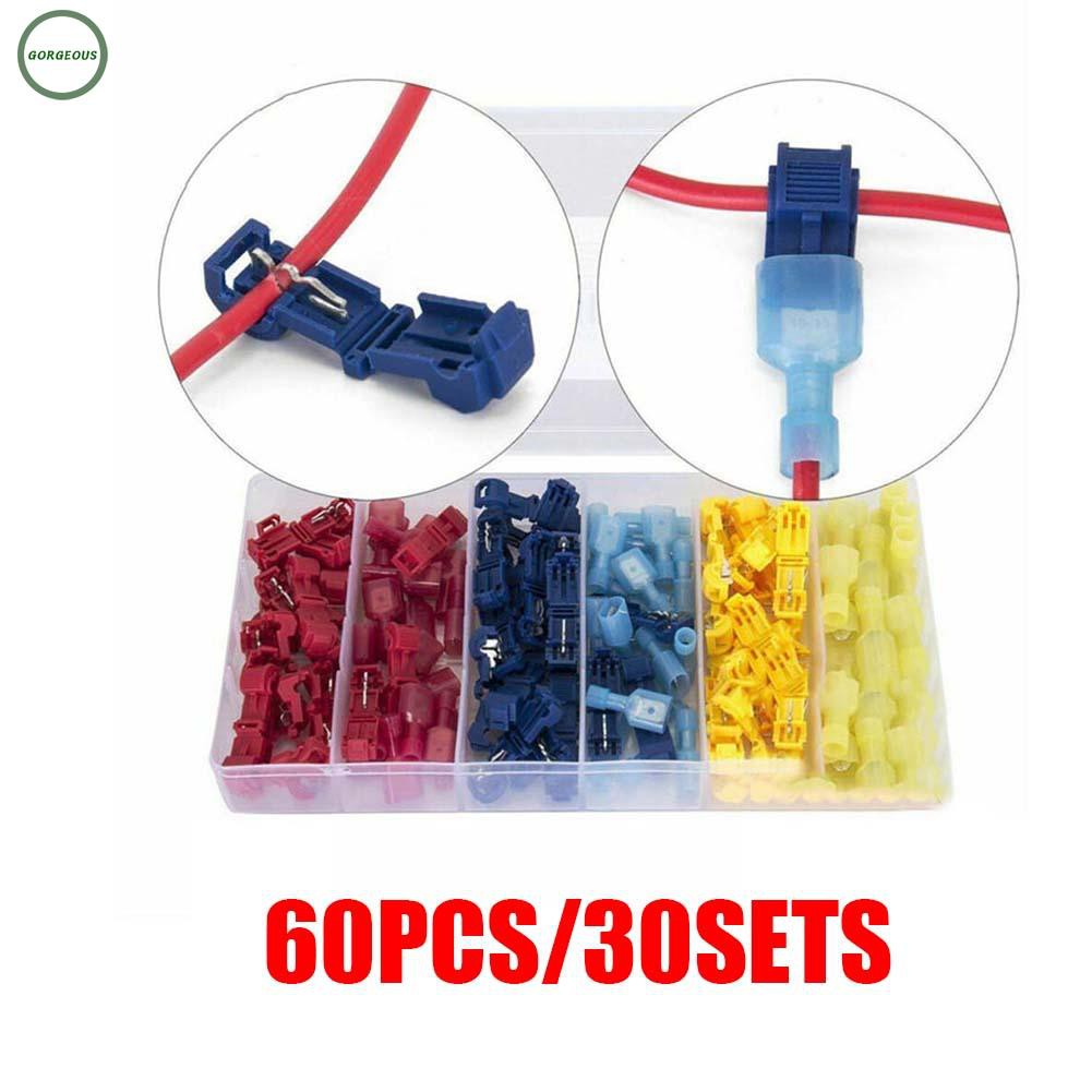 Set 60 Khớp Nối Dây Điện Bằng Đồng + Nylon