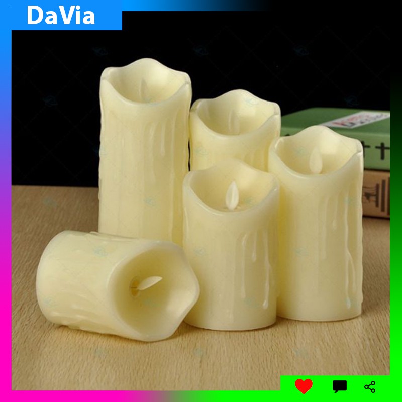 Nến sáp điện tử Davia CE05 dùng pin đữa AAA