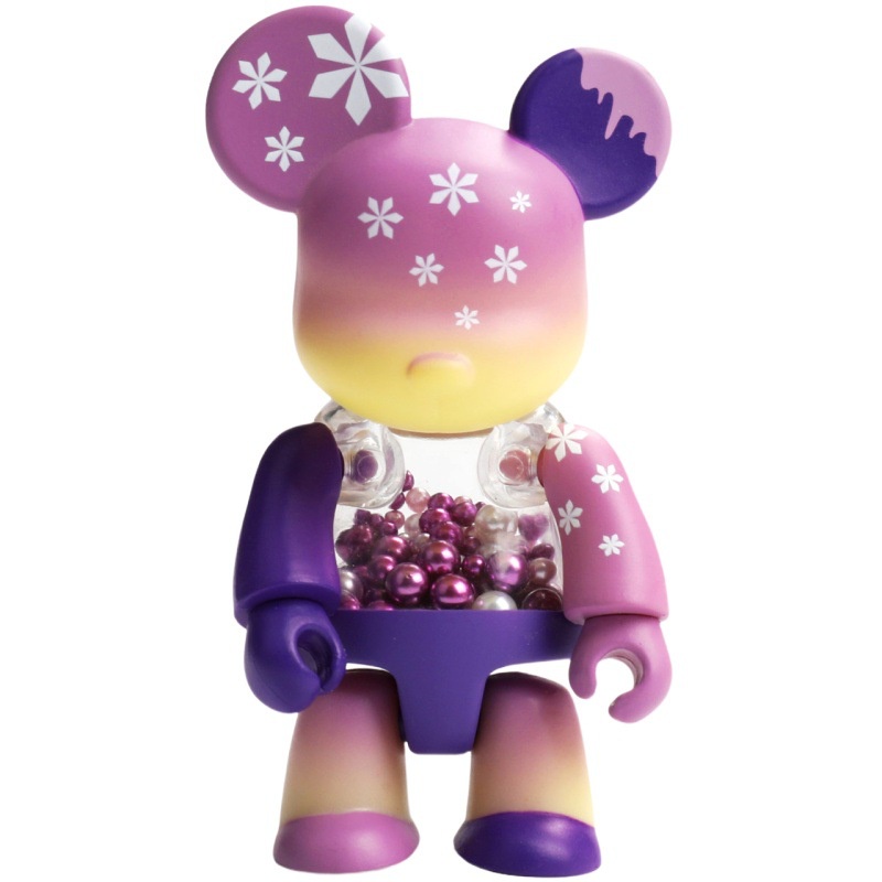 Lego QEE Hộp Mù Cầm Tay Netflix peripheral Hình Gấu Chơi Khuôn Lắp Ráp Thủ Công