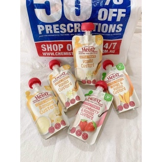 Váng sữa heinz custard Úc mẫu mới