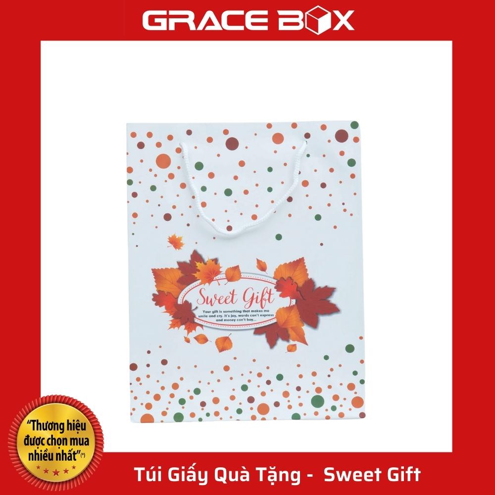 {Giá Sỉ} Túi Giấy Quà Tặng Sweet Gift Cao Cấp - 26 x 33 x 11cm - Siêu Thị Bao Bì Grace Box