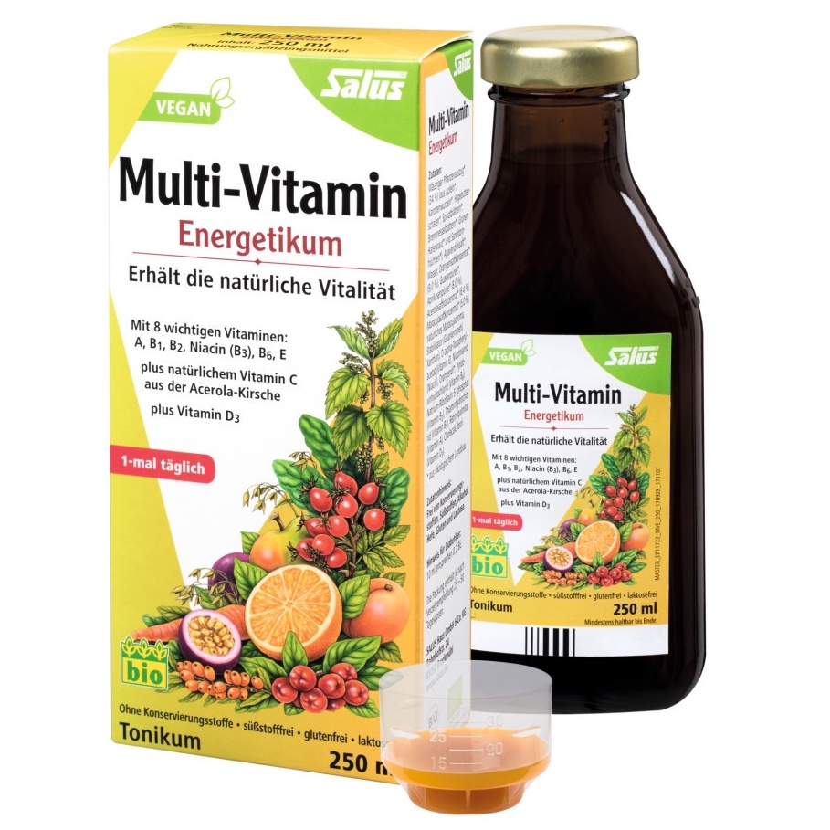 Siro tổng hợp bổ sung Vitamin hữu cơ 250ml - Salus