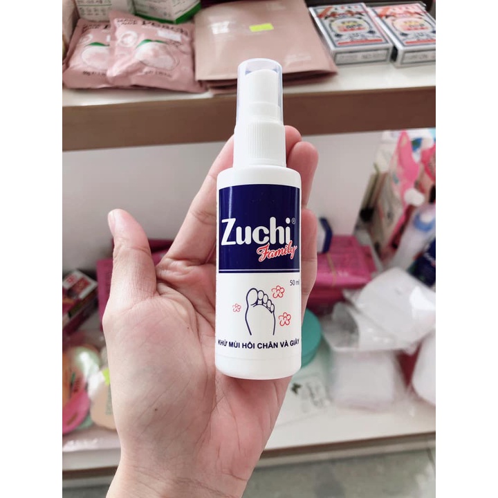 Xịt khử mùi hôi chân, hôi giày Zuchi nano - Khử mùi hôi chân, hôi giày hiệu quả