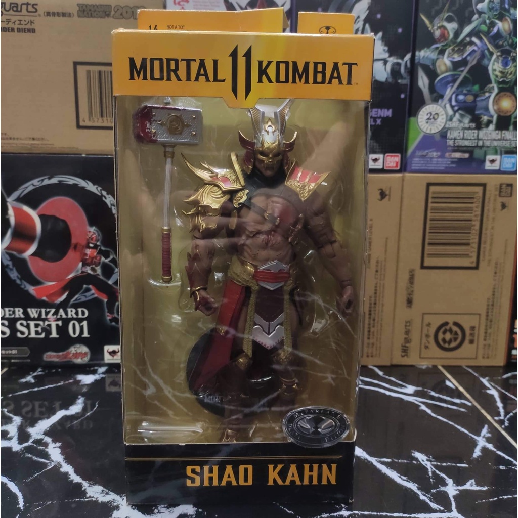 MÔ HÌNH CHÍNH HÃNG MCFARLANE MORTAL KOMBAT SHAO KAHN BLOODY VER