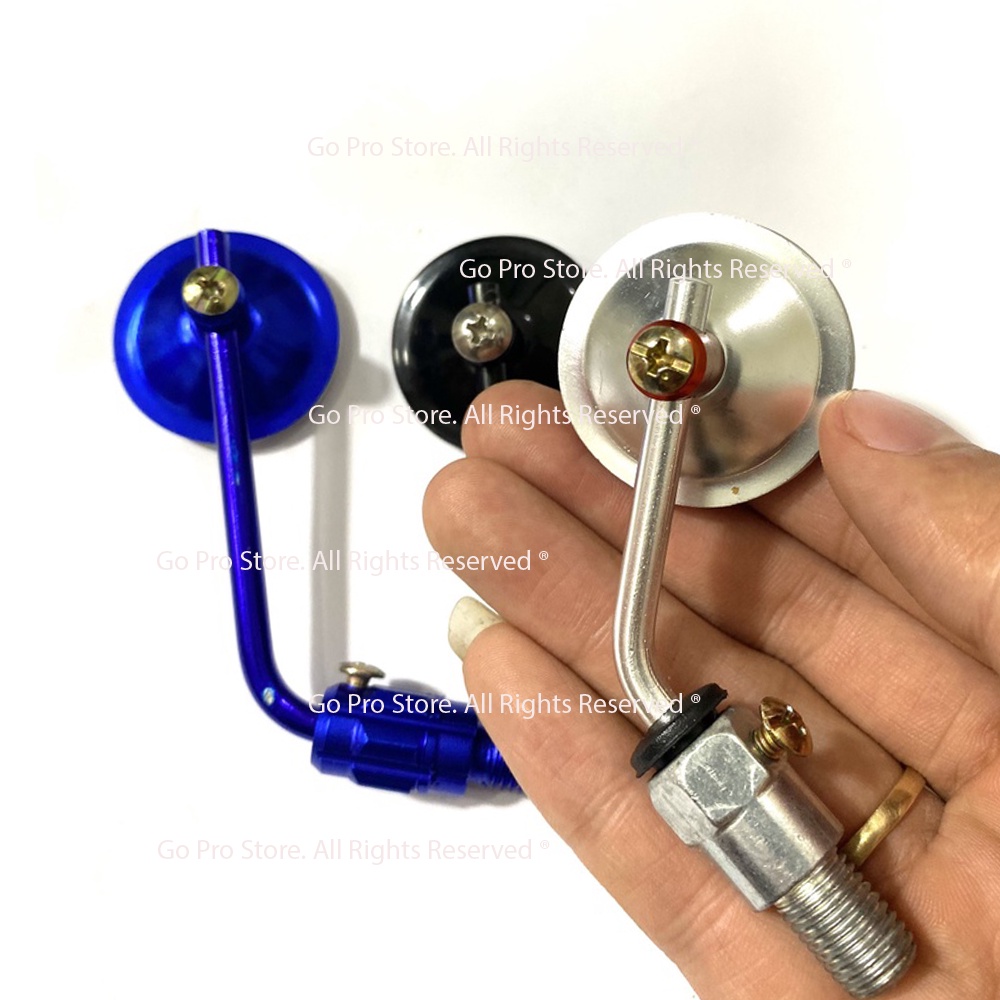 01 Gương Nhí Mini Chân 10 Ly Ren Suôi Trang Trí Xe Máy G1177