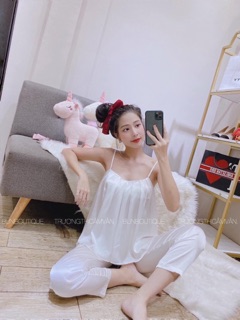 Bộ Lụa Gấm 2 Dây Trơn