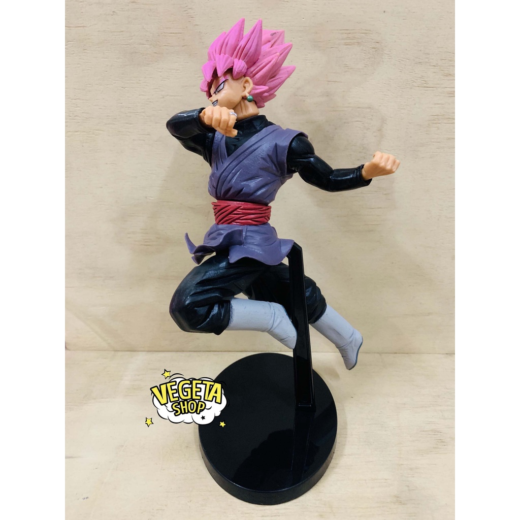 Mô hình Goku Rose Dragon Ball Super - Mô hình Songoku Son Goku Black Super Saiyan Rose - Goku tóc hồng - Cao 18~22cm