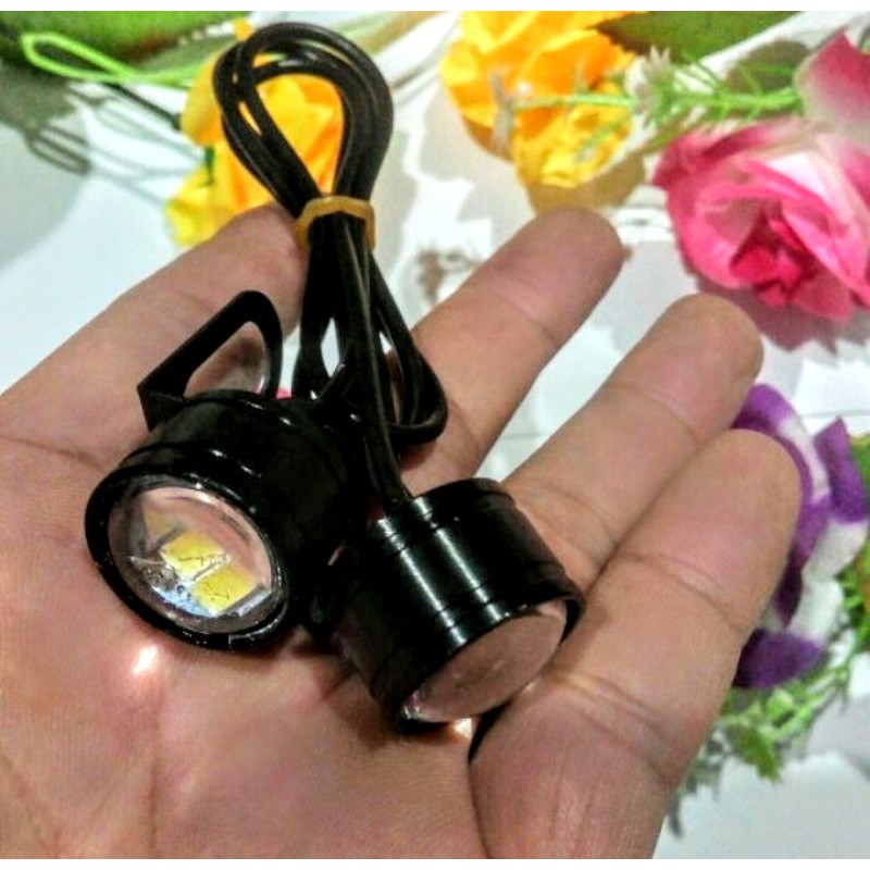 BỘ 2 BÓNG ĐÈN LED MINI SIÊU SÁNG GẮN CHÂN GƯƠNG XE MÁY CỰC CHẤT MẪU MỚI ĐỒ CHƠI XE MÁY