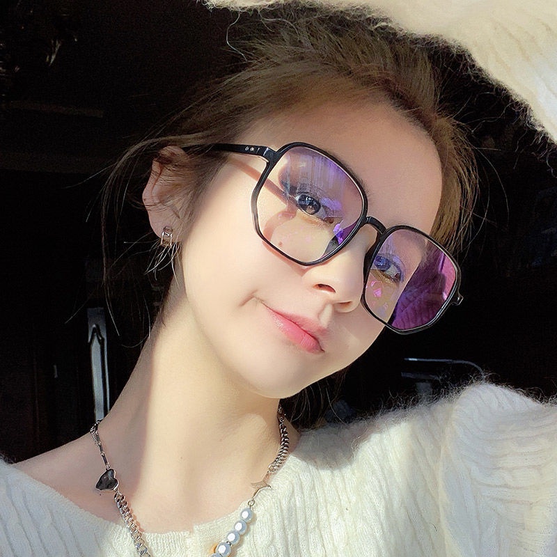 Kính Chống Ánh Sáng Xanh Mặt Phẳng Siêu Nhẹ Cho Nữ