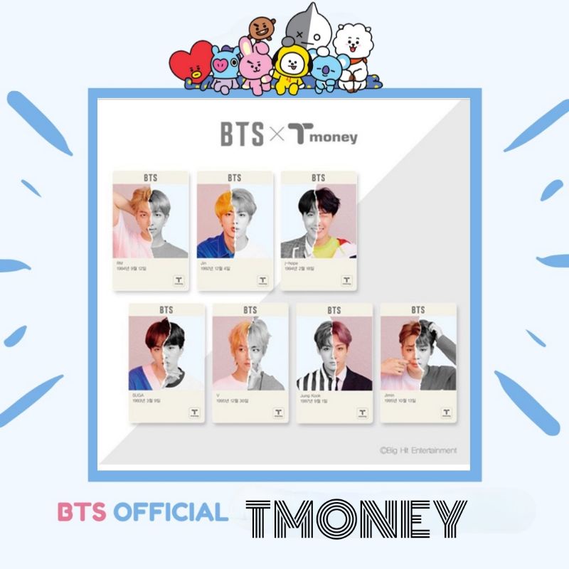 VStore - duyendo97 Thẻ giao thông đi T-money BTS hàng có sẵn