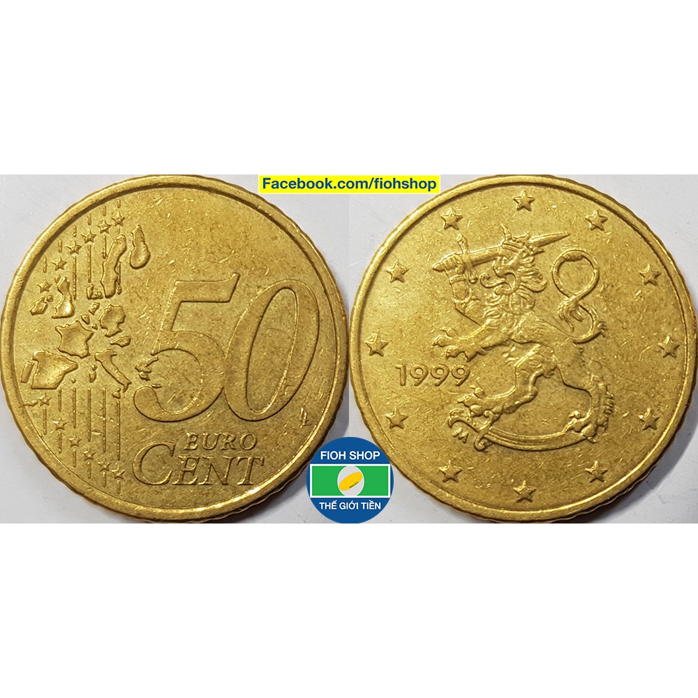Đồng xu 50 Euro Cent Phần Lan  1999-2006