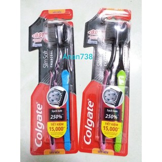 BỘ ĐÔI BÀN CHẢI ĐÁNH RĂNG COLGATE 360 ĐỘ CHARCOAL GOLD