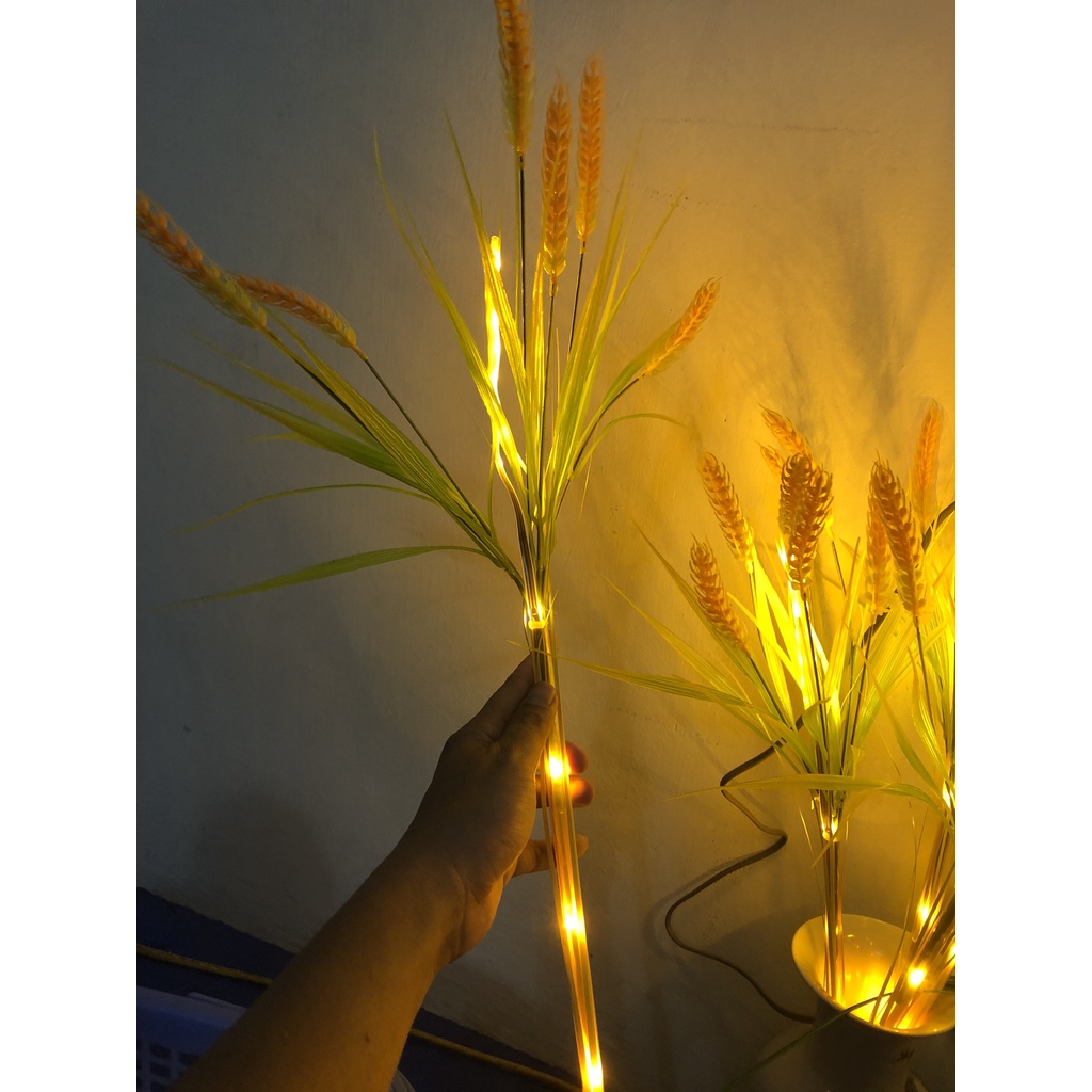 Đèn bông lúa đèn led lúa mạch  trang trí ban thờ,sân vườn  tiểu cảnh lối đi chiếu sáng nhà hàng,quán cafe, công viên