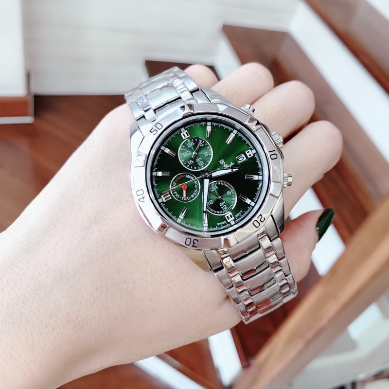 Đồng hồ OP nam 2010 kính sapphia chống trầy xước máy chống nước