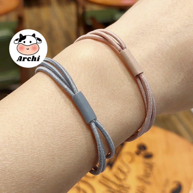 Dây buộc tóc, chun buộc tóc 3 sợi siêu bền,siêu đẹp, mua càng nhiều càng rẻ