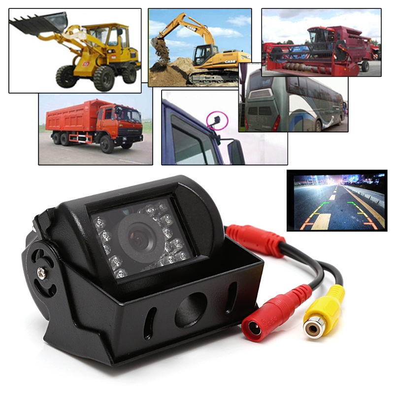 Camera Chiếu Hậu Góc Rộng 18 Bóng LED Chống Nước Có Chế Độ Nhìn Đêm Cho Xe Hơi Xe Tải