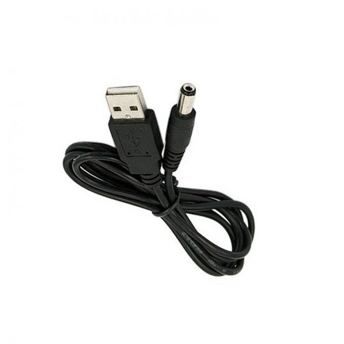 Cable sạc USB ra jack đầu tròn 5.5mm (như hình)