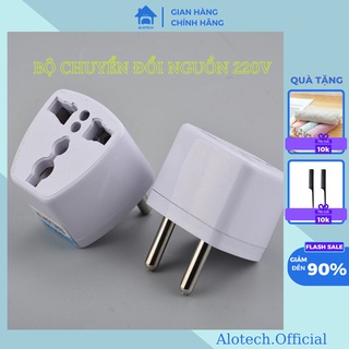 Ổ cắm chuyển đổi đầu 3 chân sang 2 chân - ổ cẳm điện chân dẹt, chân vuông, chân tròn, chân chéo - nguồn 220V OCD ..