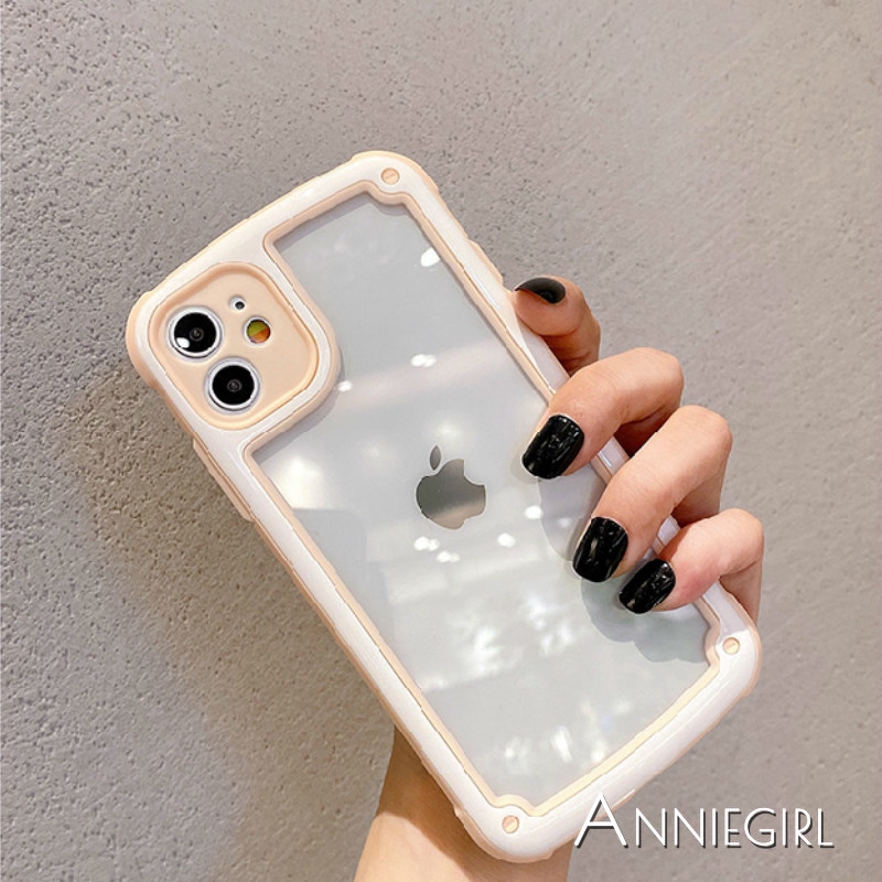 Ốp lưng từ TPU mềm bảo vệ camera màu kẹo đơn giản cho IPhone 12 11 Pro Max X Xs Max XR 8 7 Plus SE 2020 | BigBuy360 - bigbuy360.vn