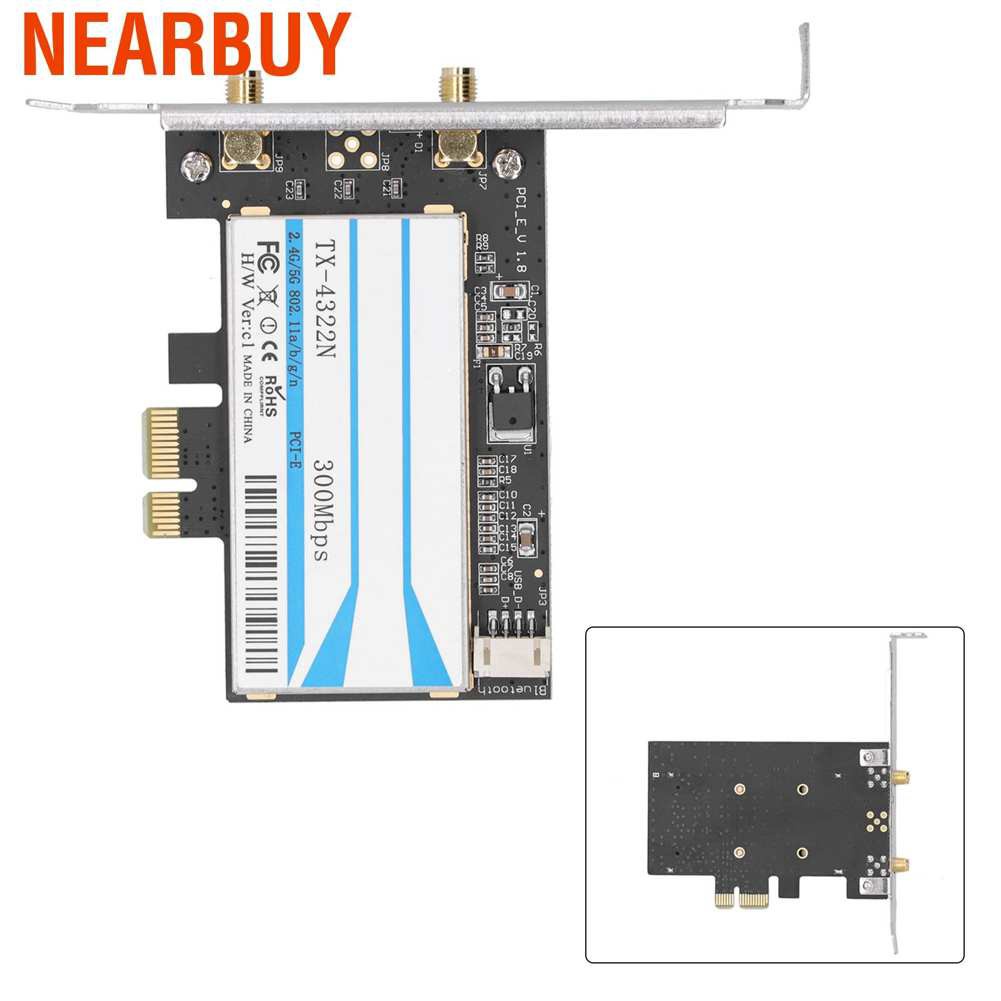 Thẻ Chuyển Đổi Không Dây Băng Tần Kép Bcm943228 2.4g / 5ghz 300m Cho Máy Tính Bàn | BigBuy360 - bigbuy360.vn