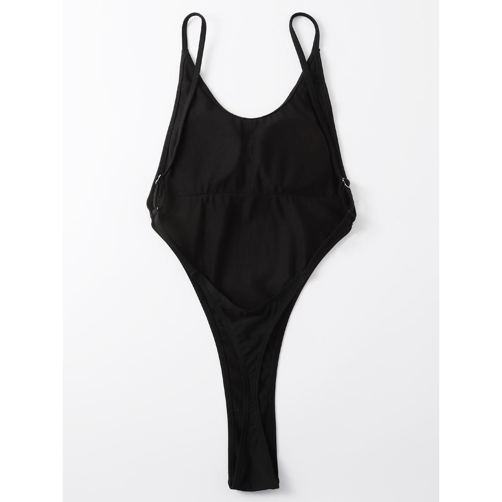 Bikini 1 Mảnh Cut Out Khoét Ngực Độc Đáo Siêu Sexy Tanning Nâu Tây