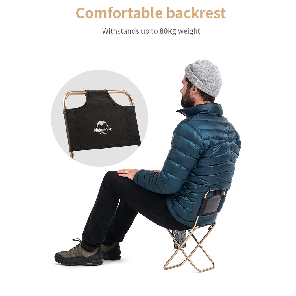 Ghế xếp khung nhôm tựa lưng Naturehike NH18M001-Z