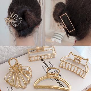 Kẹp Tóc Hình Cá Mập Lớn Màu Vàng Thời Trang Hàn Quốc Chất Lượng Cao