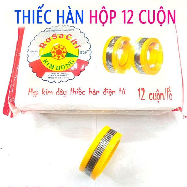 Thiếc Hàn Hộp 12 Cuộn .