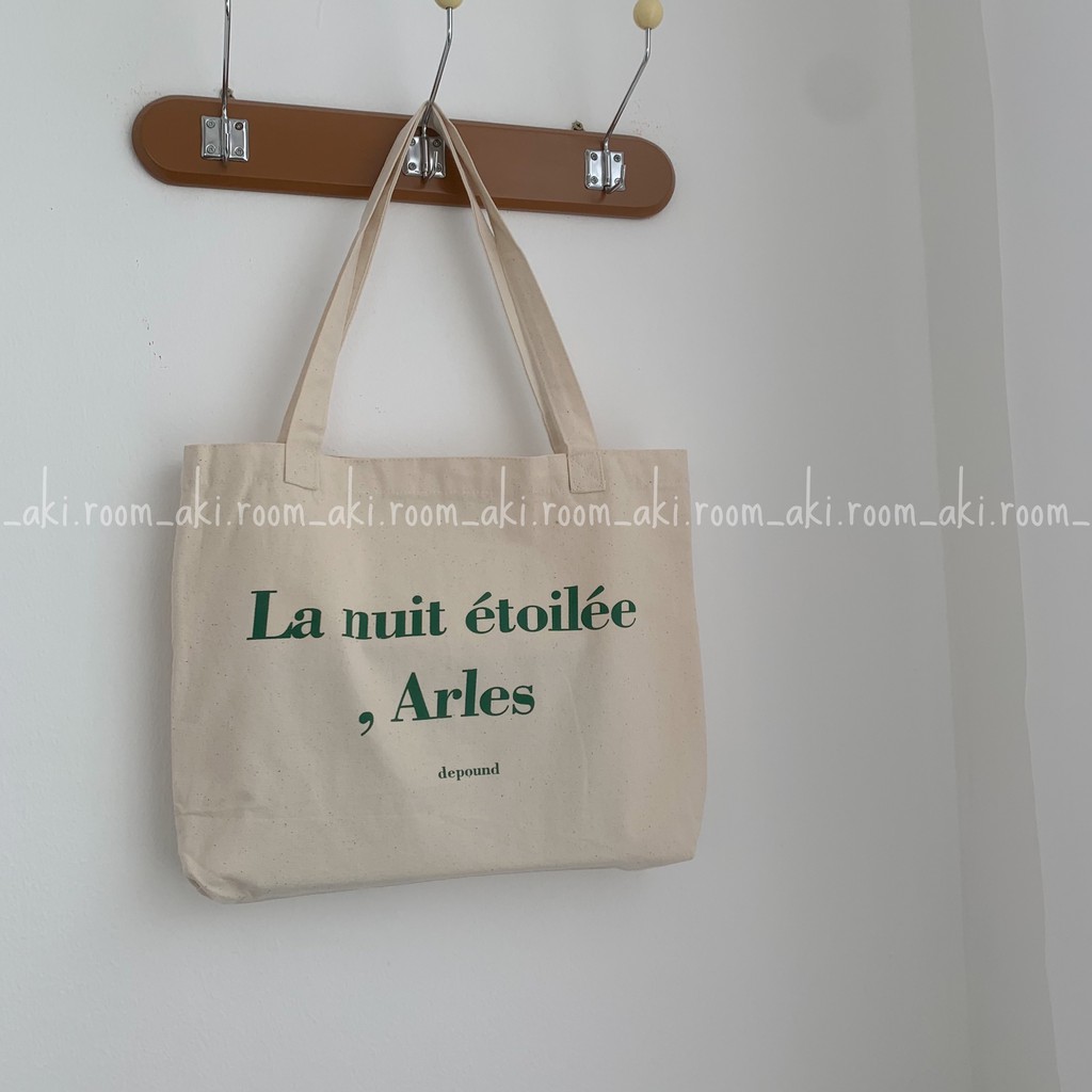 Túi tote vải ulzzang in chữ Arles