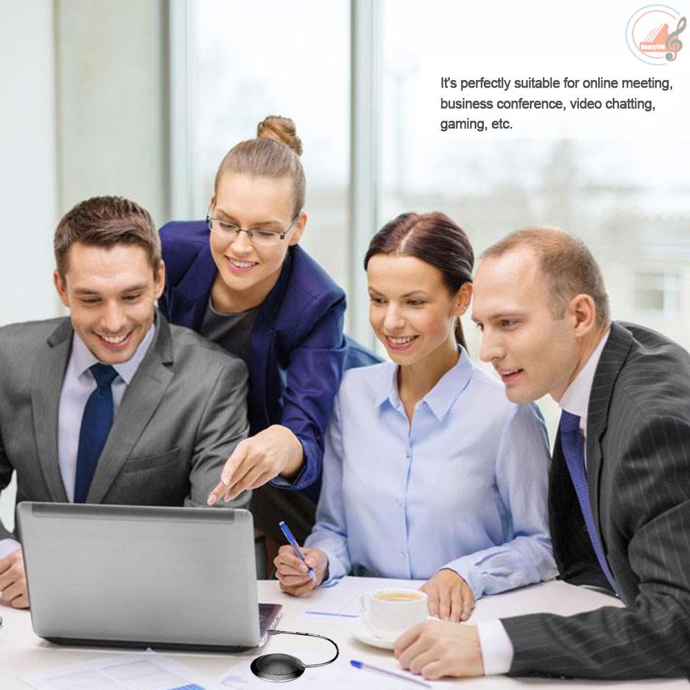 ✍H H✔Micro để bàn có cổng USB 360 độ° Micro đa hướng tương thích với Windows/Mac dùng cho máy tính/Laptop | BigBuy360 - bigbuy360.vn