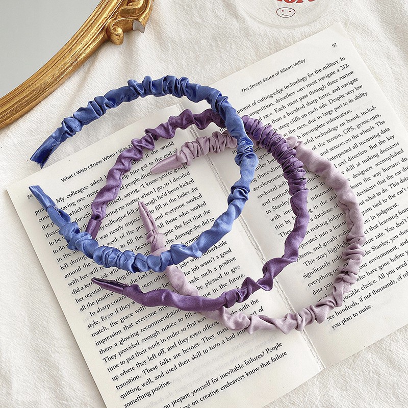 Cài Tóc Vải Lụa Nhún Nhỏ Xinh Thời Trang Xu Hướng Mới Phụ Kiện Tóc Nữ