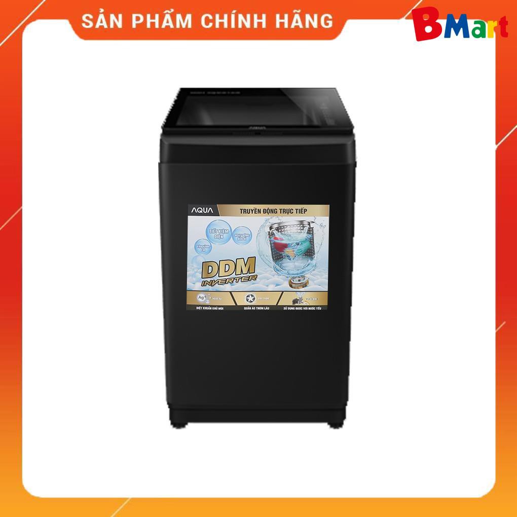 [ VẬN CHUYỂN MIỄN PHÍ KHU VỰC HÀ NỘI ] Máy giặt Aqua cửa trên 9kg ( bạc ) AQW-D90CT.S - [ Bmart247 ]  - BM