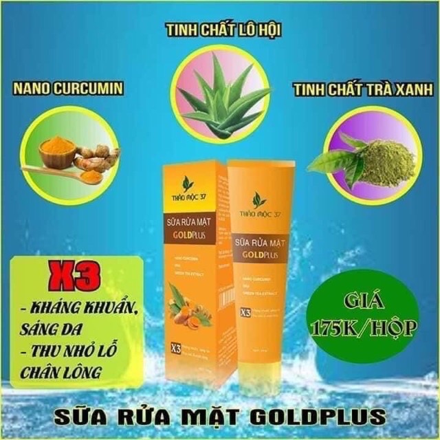 Sữa rửa mặt tinh chất nghệ thảo mộc 37 | BigBuy360 - bigbuy360.vn