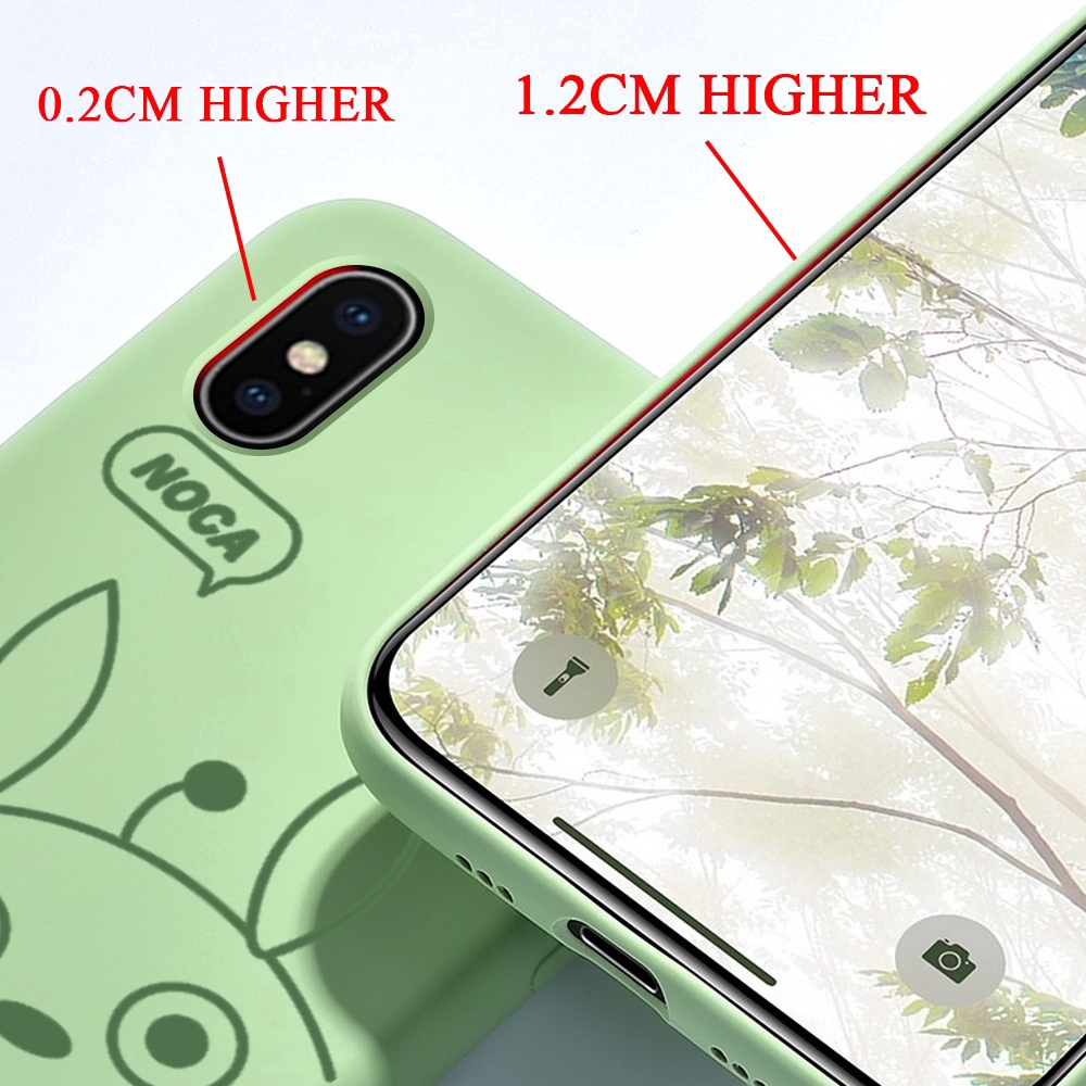 Huawei Mate20 X Mate10 Pro Mate 20 10 9 20x huawie For Liquid Silicone Phone Case Tonari no Totoro Soft Casing Ghibli Miyazaki Hayao Cartoon Ốp lưng điện thoại Bao mềm In Hình cho