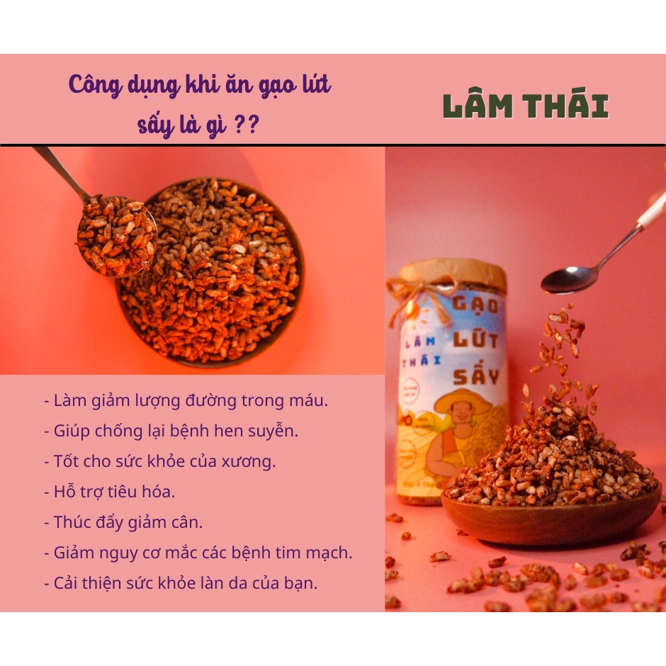 Hủ gạo lứt sấy Lâm Thái vị rong biển 300g - Chuẩn 100% gạo lứt huyết rồng [CỰC NGON & DINH DUỠNG] ăn vặt, ăn kiêng | BigBuy360 - bigbuy360.vn