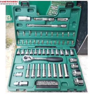 1/2″ bộ tuýp 58 chi tiết sata 09007