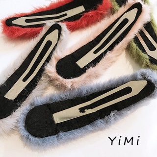 🔆🔆🔆【Yimi.Vn】Kẹp tóc màu đỏ sang trọng
