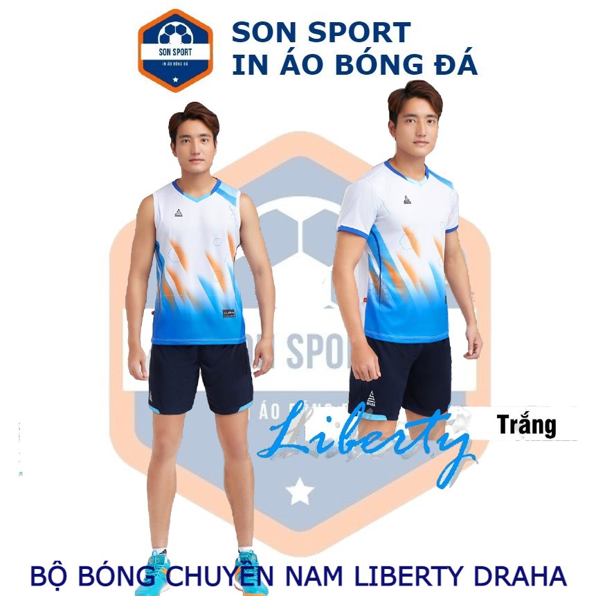Bộ Quần Áo Bóng Chuyền Nam Ngắn Tay/ Ba Lỗ Liberty Draha